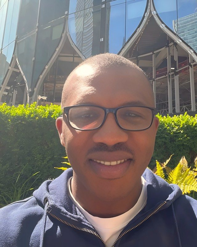 Ishmael Bangura at Canary Wharf
